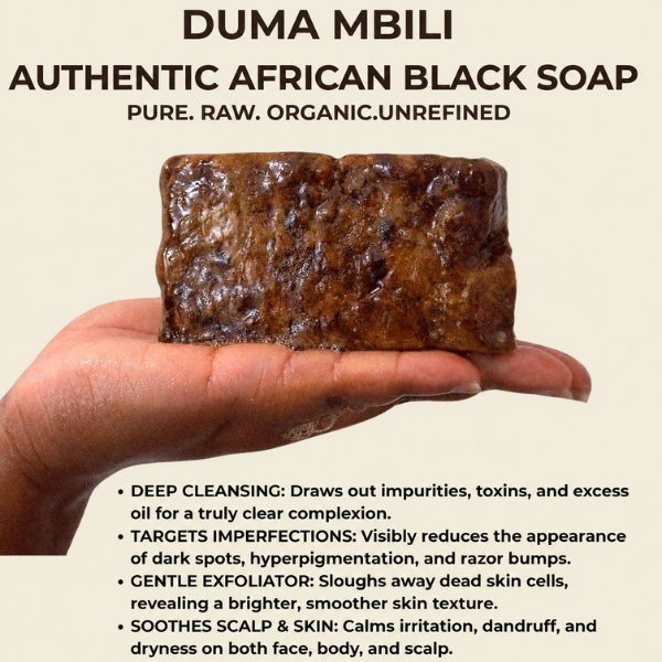 Duma Mbili African Black Soap