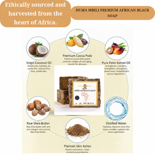 Duma Mbili African Black Soap