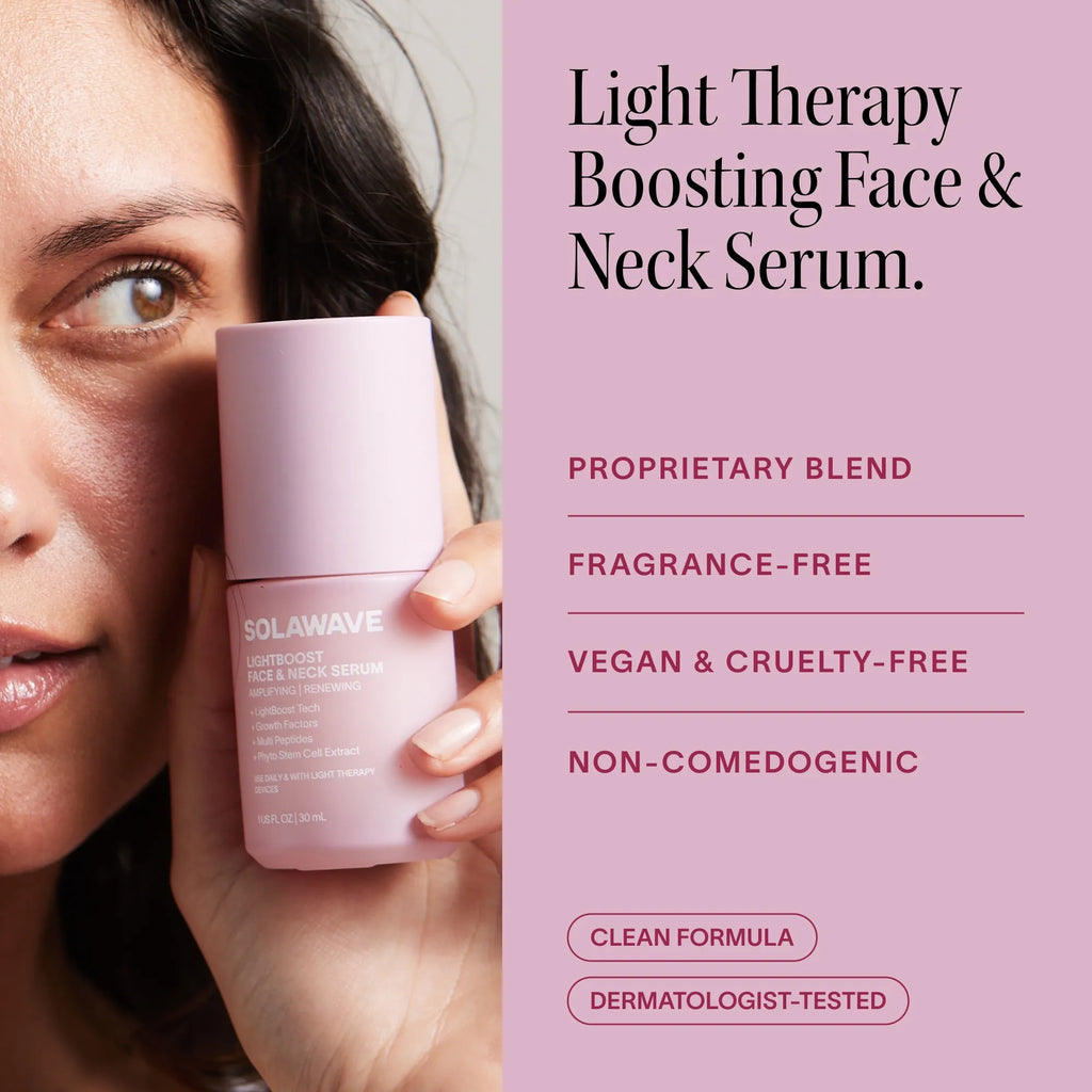 Solawave LightBoost Face & Neck Serum