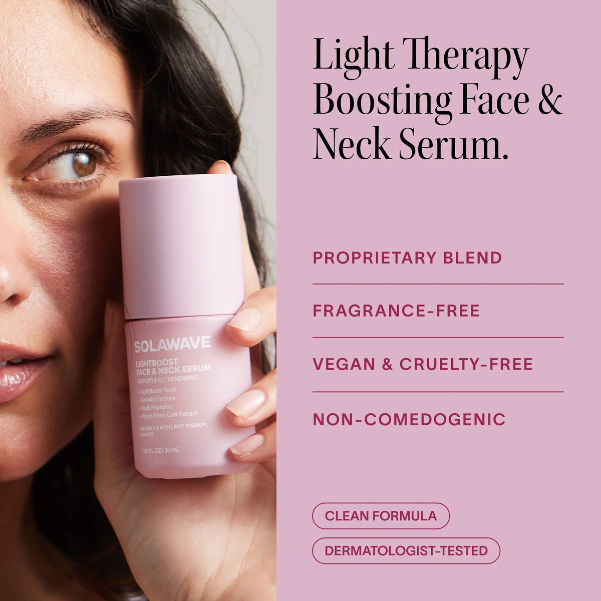 Solawave LightBoost Face & Neck Serum