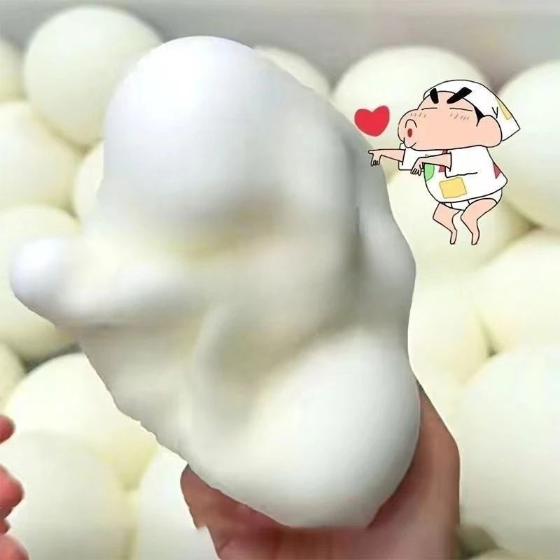 Big Squishy Bread Stress Ball Fidget Toy Soft Bun Squeeze Ball Stress Relief Slow Rising Sensory Toys for Adults Relaxing Gifts