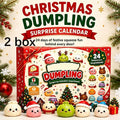 2026 Christmas Squishy Advent Calendar, Dumpling Slow Rebound Squishies Squeeze Sensory Gift, 24 Days Countdown Surprise Box