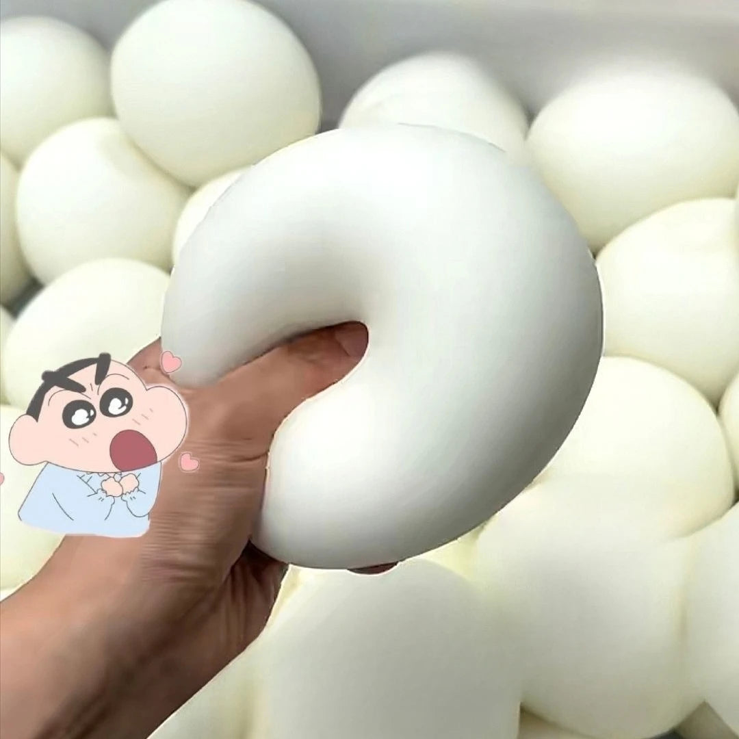 Big Squishy Bread Stress Ball Fidget Toy Soft Bun Squeeze Ball Stress Relief Slow Rising Sensory Toys for Adults Relaxing Gifts