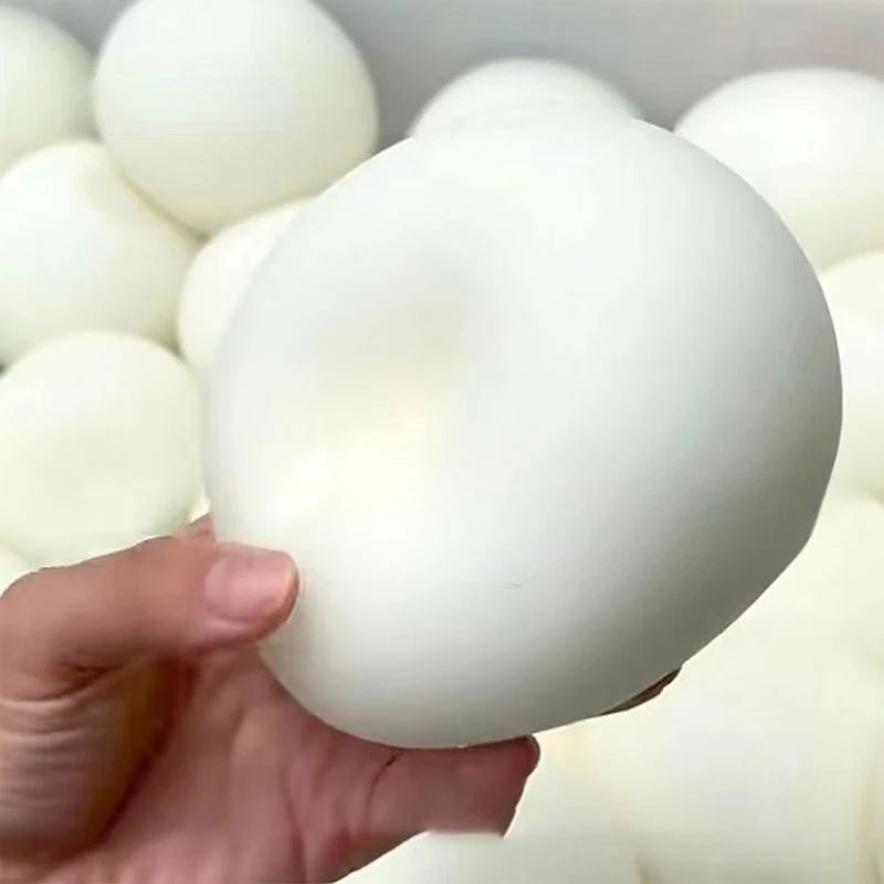 Big Squishy Bread Stress Ball Fidget Toy Soft Bun Squeeze Ball Stress Relief Slow Rising Sensory Toys for Adults Relaxing Gifts