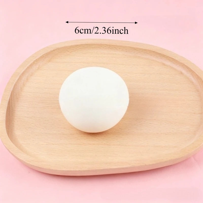 Big Squishy Bread Stress Ball Fidget Toy Soft Bun Squeeze Ball Stress Relief Slow Rising Sensory Toys for Adults Relaxing Gifts